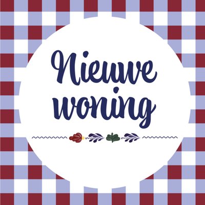 Boerenbont | Nieuwe woning kaart | Fleurig