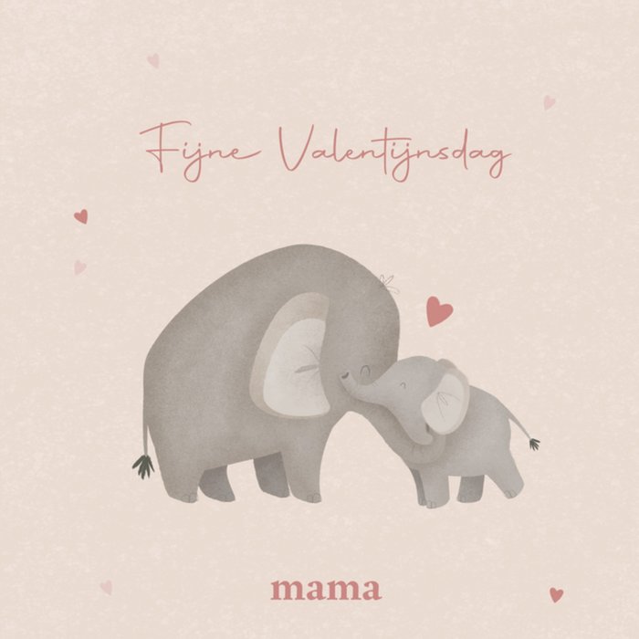 Little Dutch | Valentijnskaart | Olifanten | Mama
