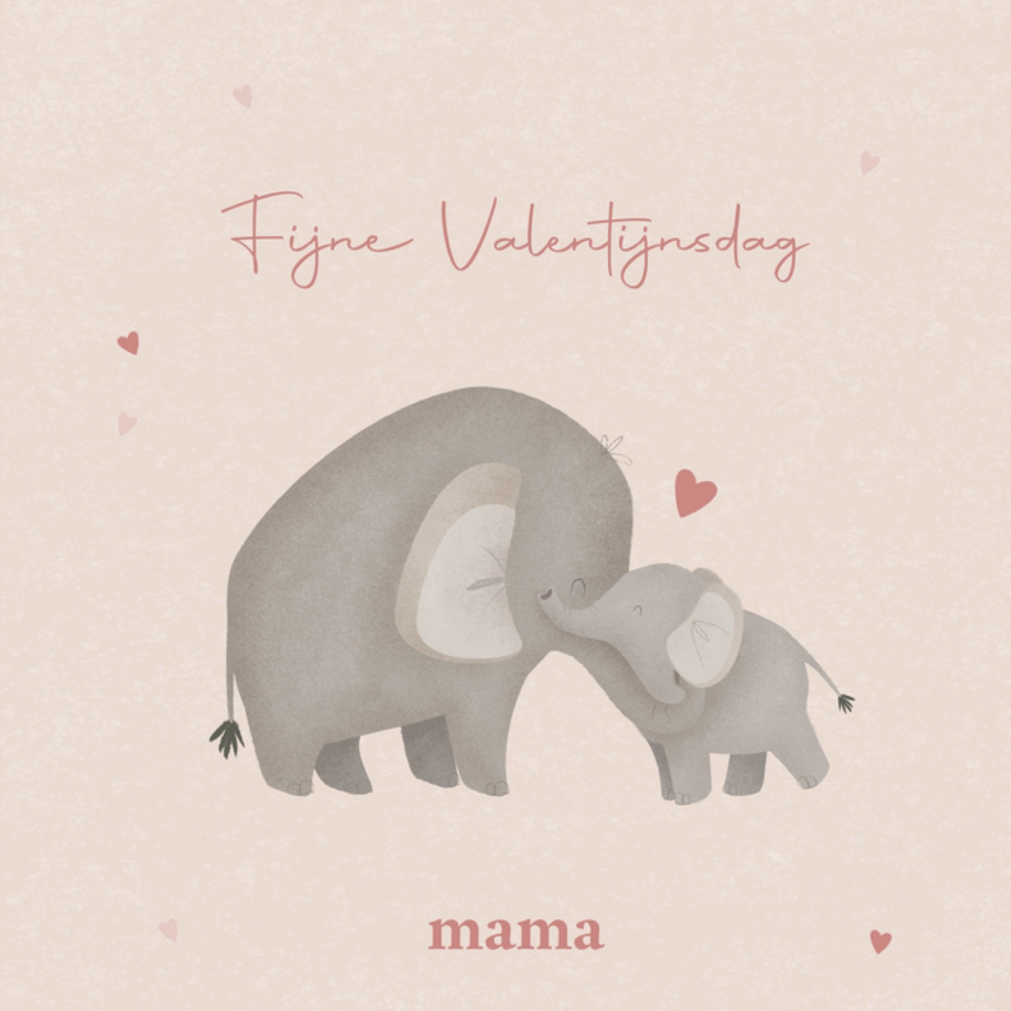 Little Dutch - Valentijnskaart - Olifanten - Mama
