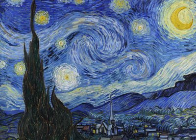 Klaas de Jong | Kunstkaart | Sterrennacht