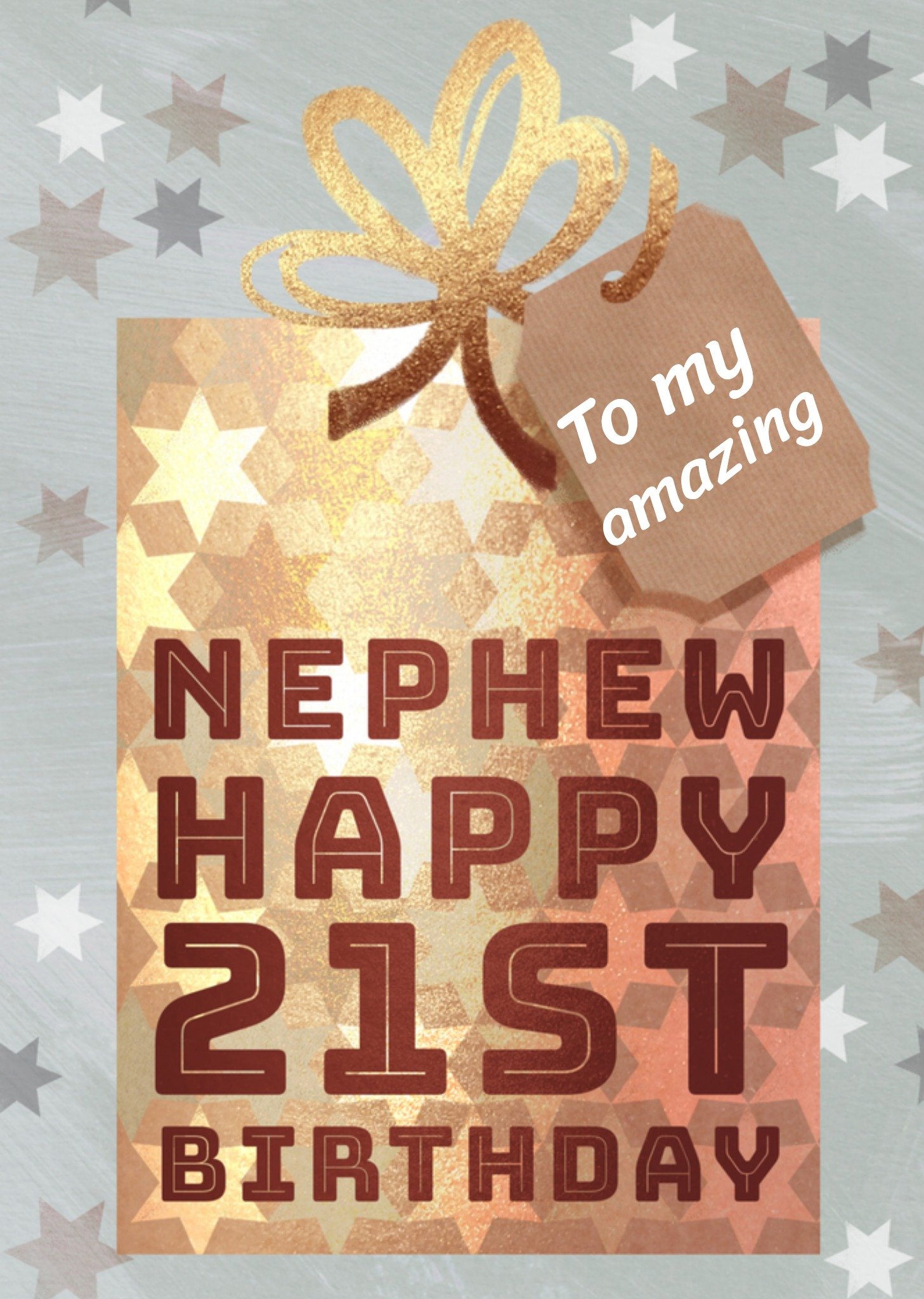 Verjaardagskaart To my amazing nephew Kaart Greetz