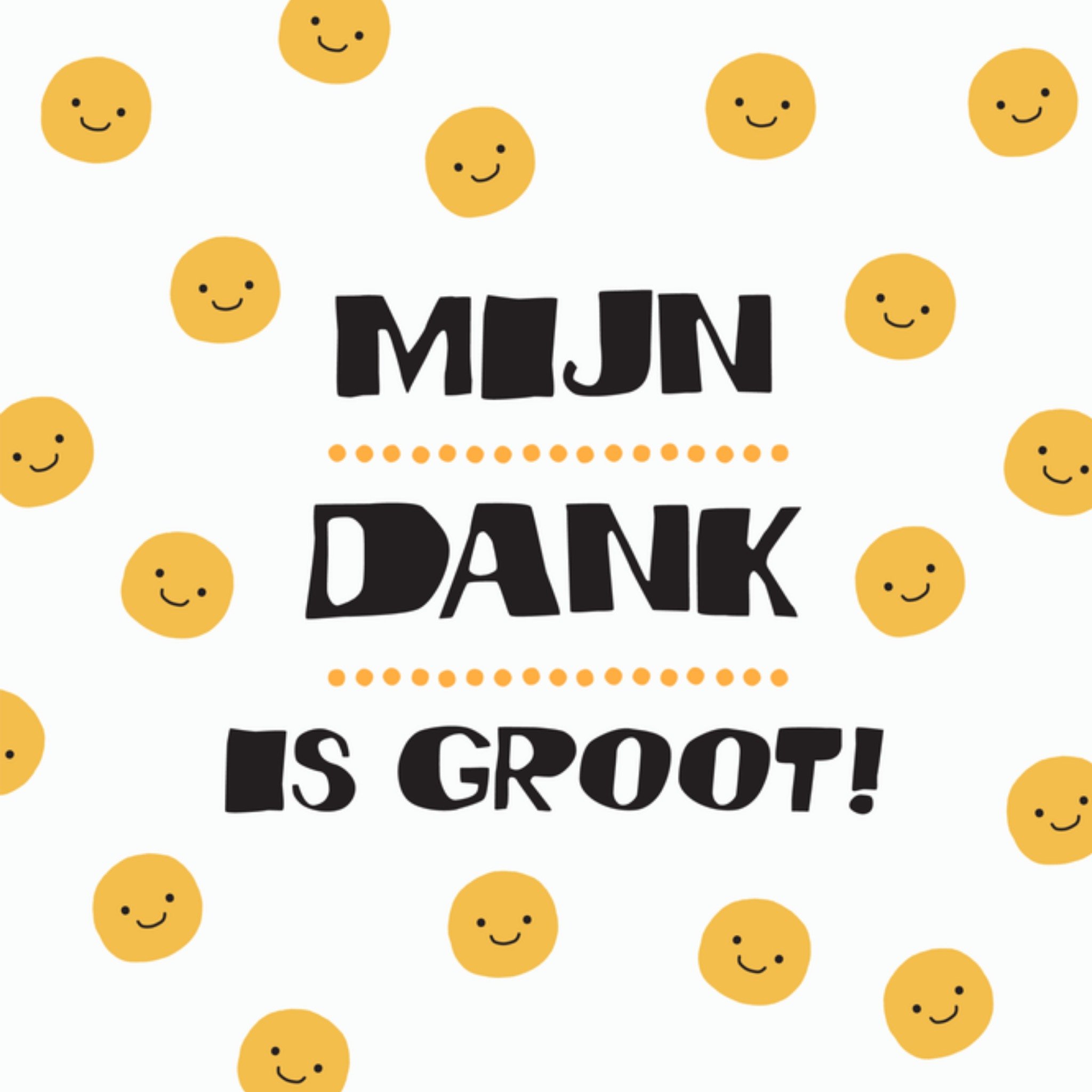 Greetz Bedankt thuisblijvers smileys Vierkant