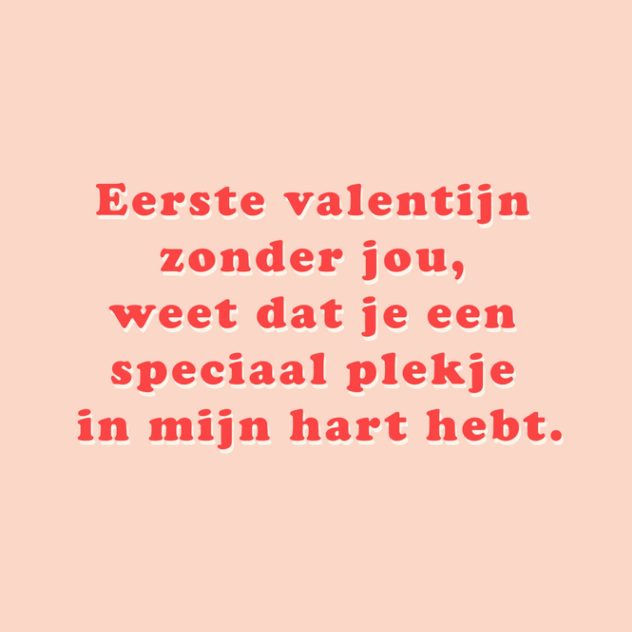 Greetz Valentijnskaart tekst missen Vierkant