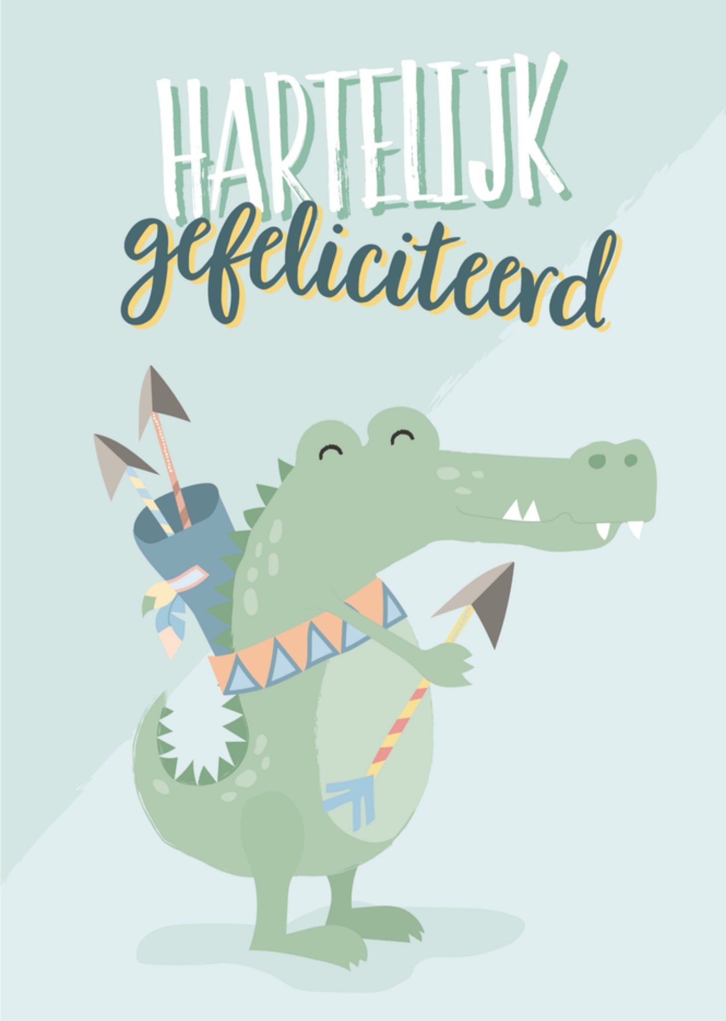 Verjaardagskaart Dinosaurus Kaart Tante Kaartje