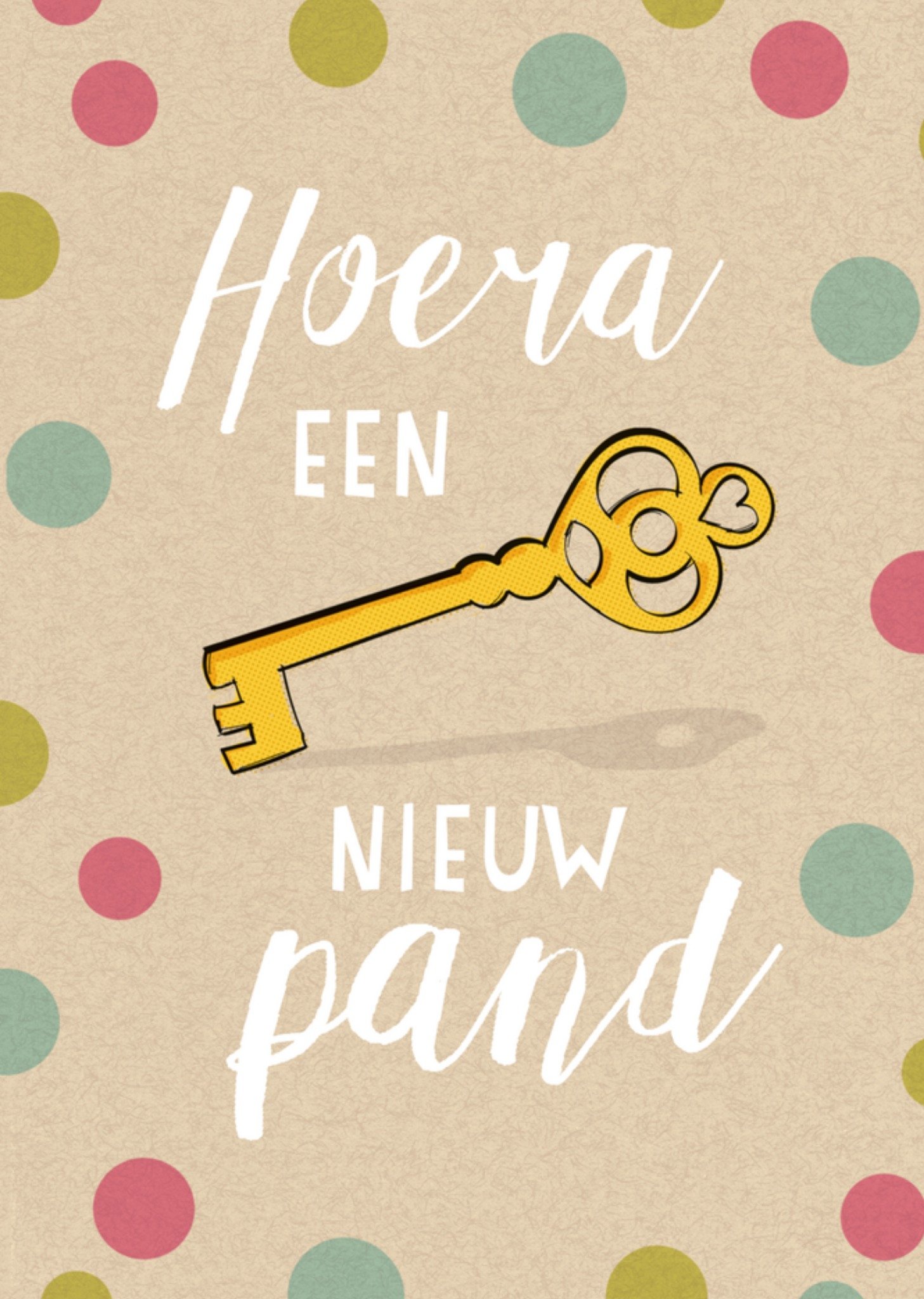 Opening nieuwe zaak sleutel pand Kaart Paperclip