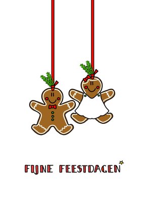 YH Tekent | Kerstkaart | Peperkoek