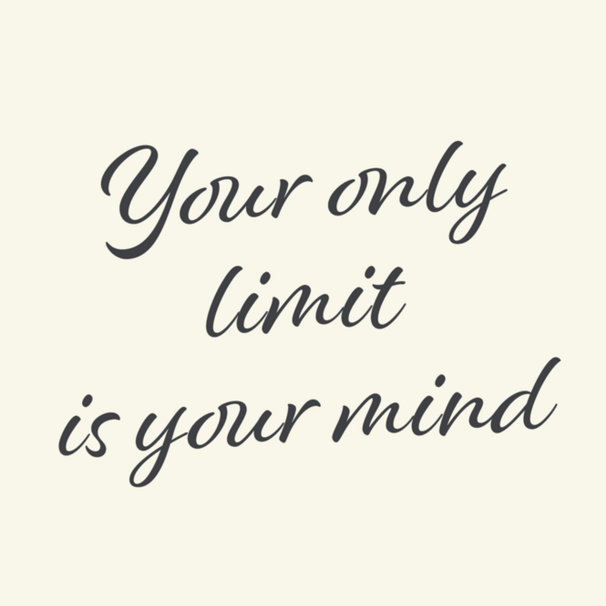 Greetz Zomaar kaart Future Me Your only limit is your mind Vierkant