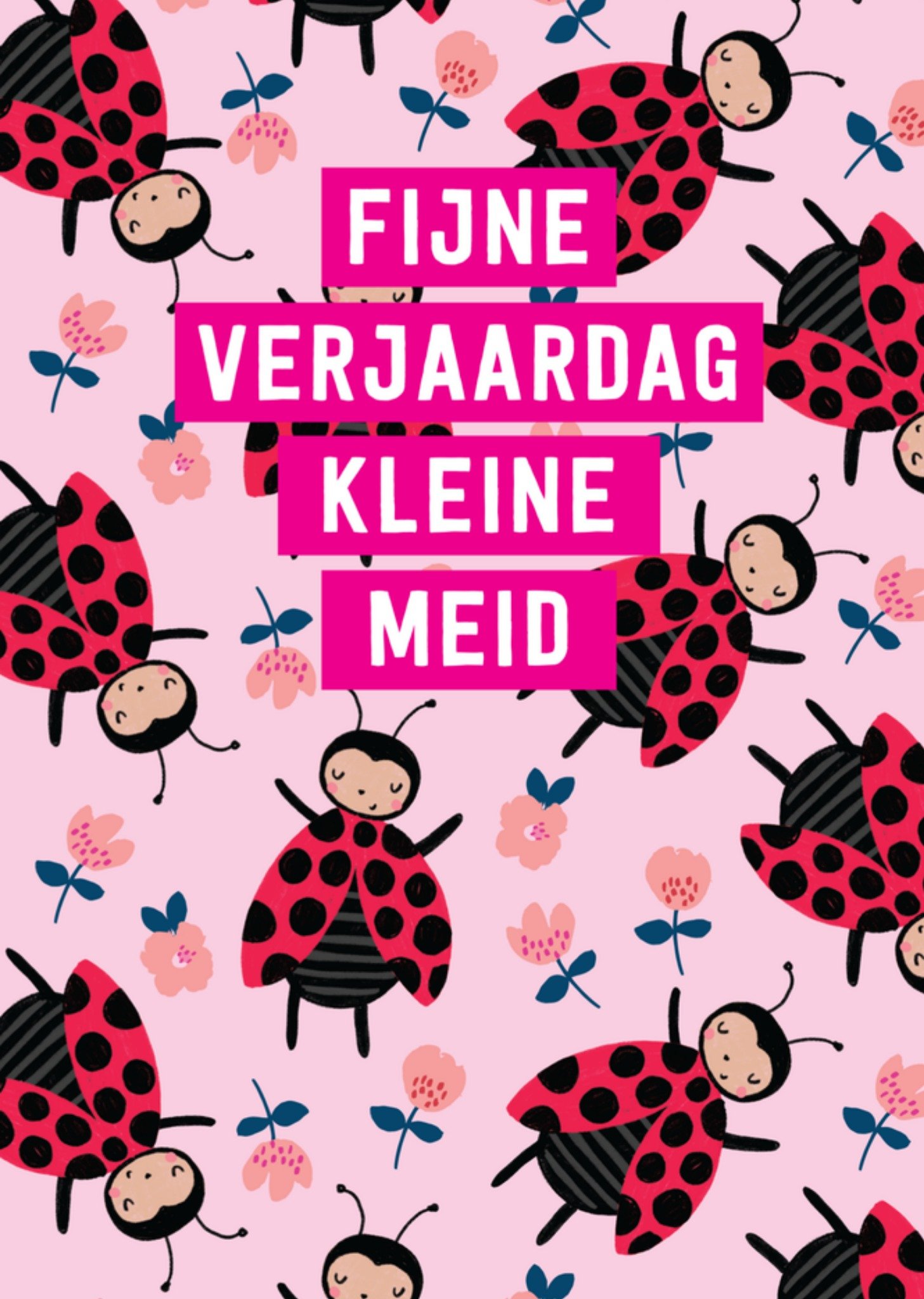 Natalie Alex Verjaardagskaart kleine meid Kaart Mifkins