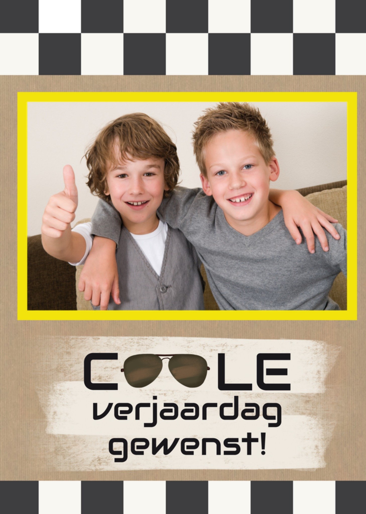 Verjaardagskaart Coole verjaardag gewenst! Met foto Kaart Tsjip