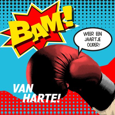 Greetz | Verjaardagskaart | boxhandschoen