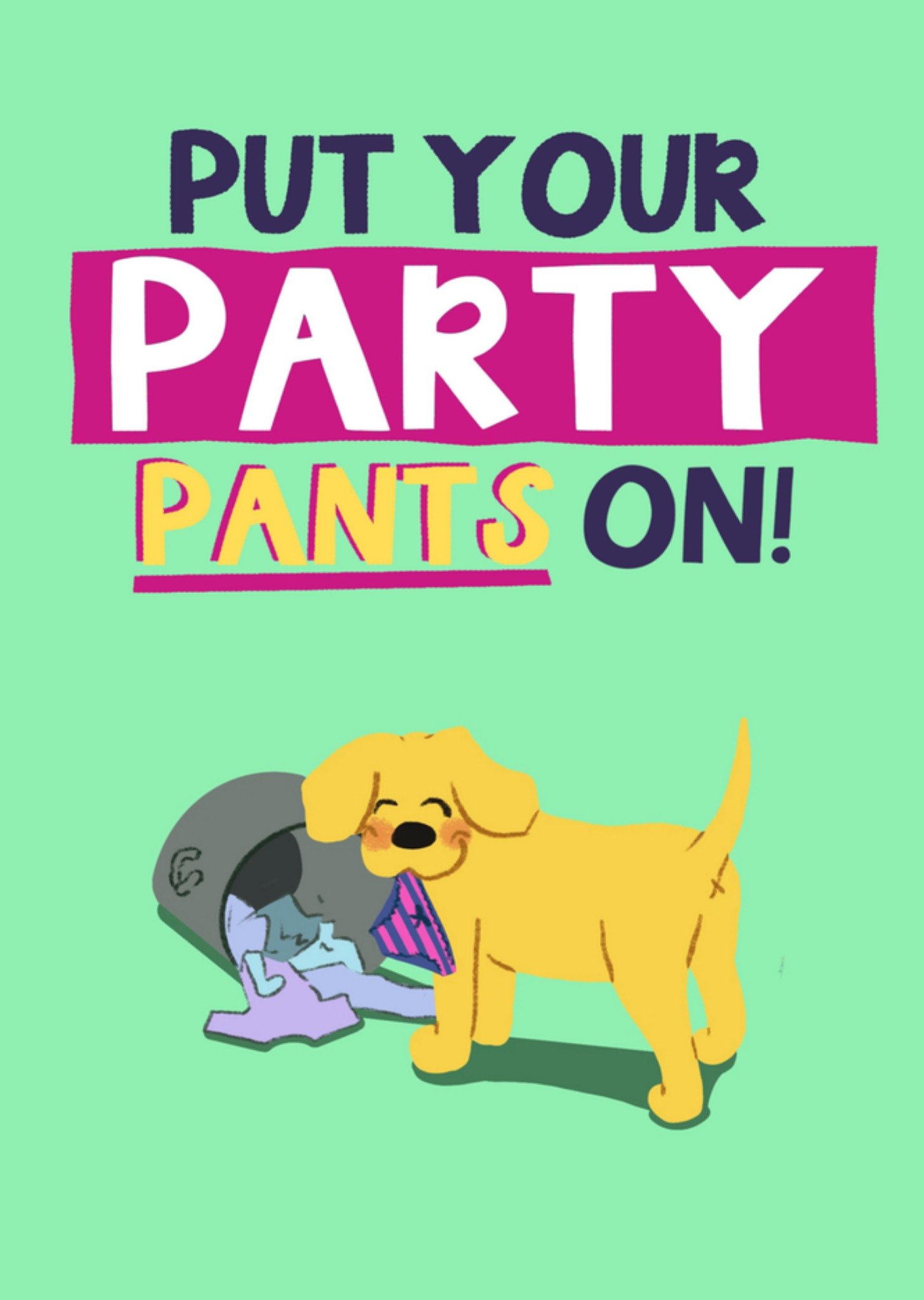 Verjaardagskaart hond Kaart The London Studio