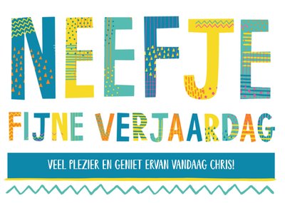 Greetz | Verjaardagskaart | aanpasbare naam neefje