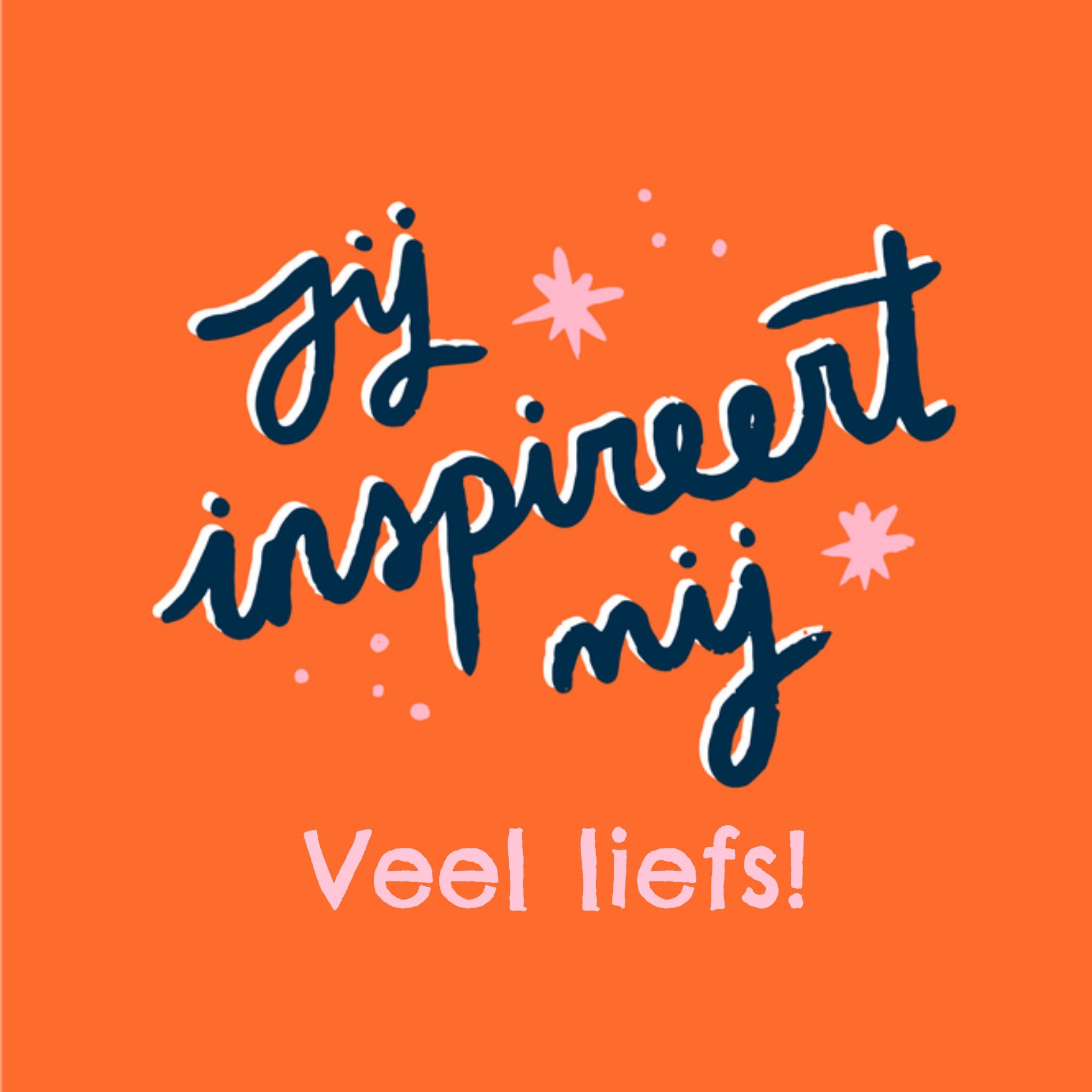 Greetz Complimentendag Jij inspireert mij Vierkant