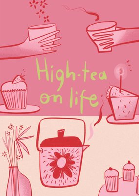Julia Koopman | Verjaardagskaart | High-Tea On Life