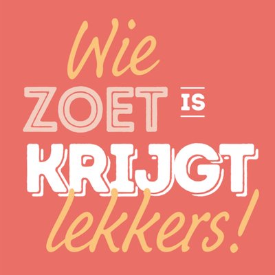 Greetz | Sinterklaaskaart | Tekst