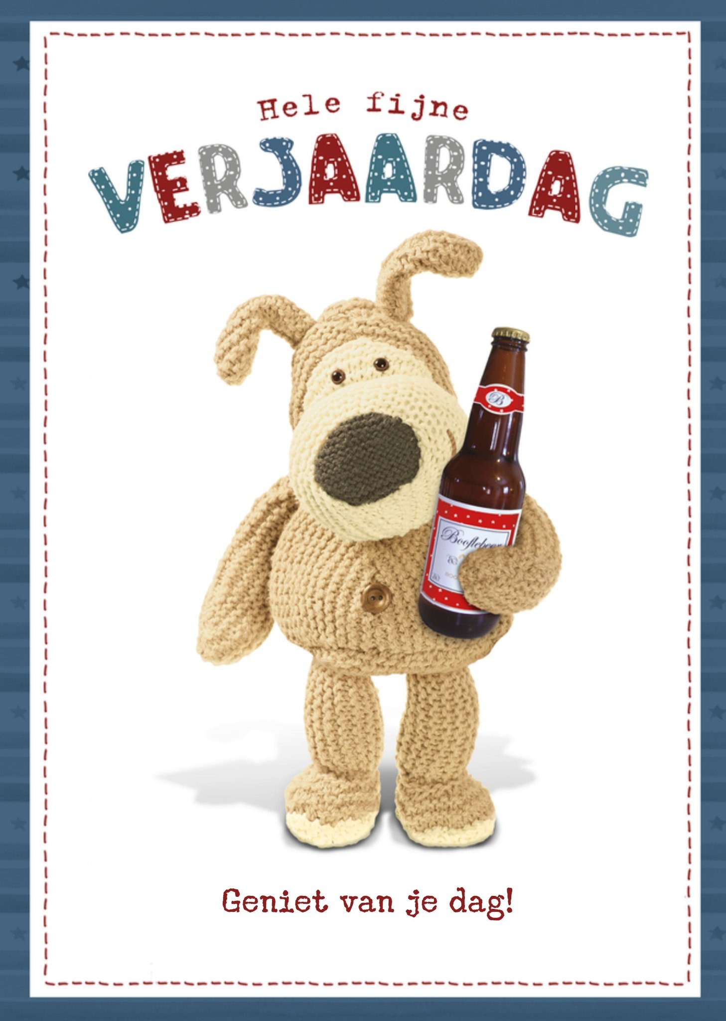 Verjaardagskaart Biertje Aanpasbare tekst Kaart Boofle