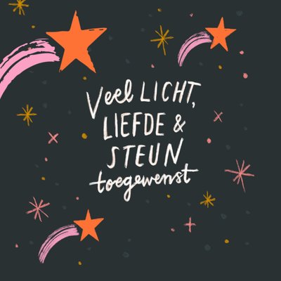 Greetz | Denken aan kaart | licht, liefde en steun