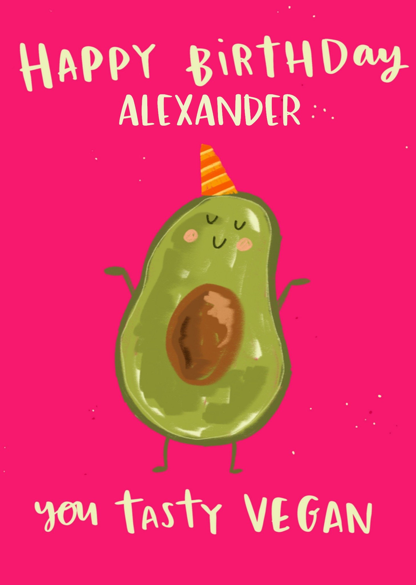 Verjaardagskaart avocado Kaart Lucy Maggie