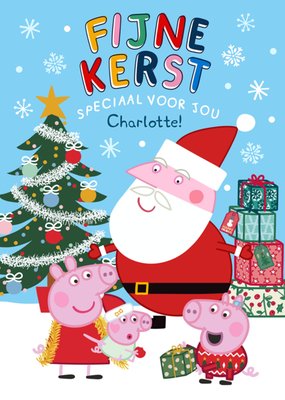 Peppa Pig Fijne Kerst Speciaal Voor Jou Cadeaus Kaart