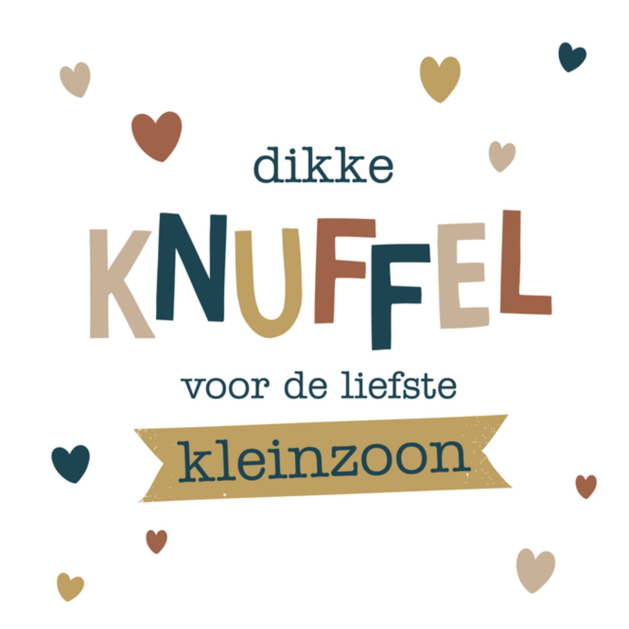 Papercute Valentijn dikke knuffel Vierkant
