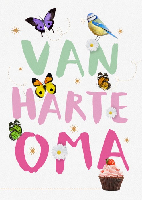 Emma Proctor | Verjaardagskaart | Van harte oma