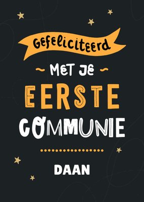 Greetz | Communie kaart | met naam