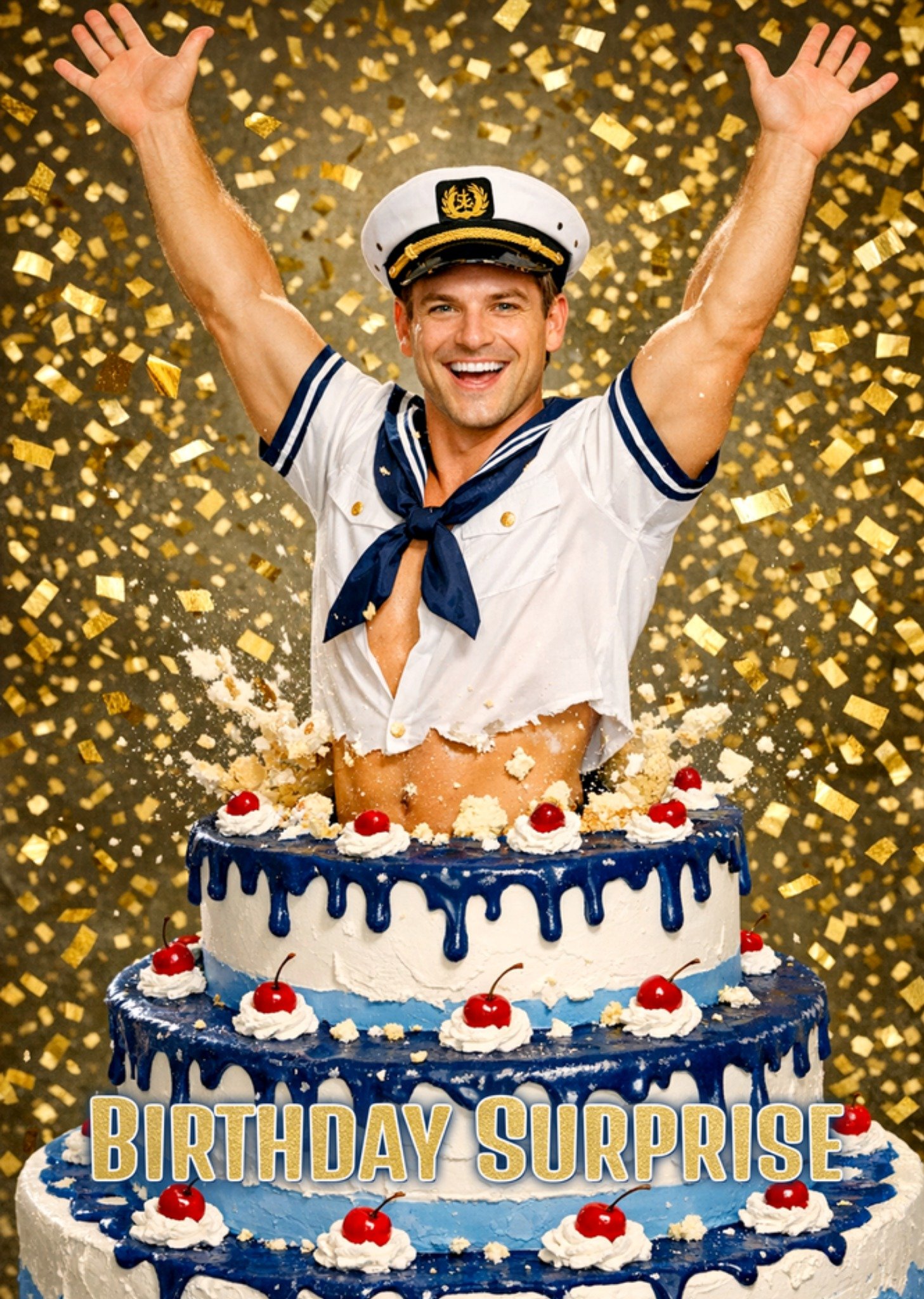 Verjaardagskaart Face Swap Birthday Surprise Greetz