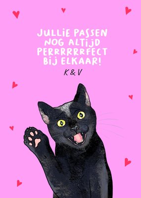 Liefs Jansje | Jubileum kaart | Jullie passen nog altijd perrrrrrfect bij elkaar