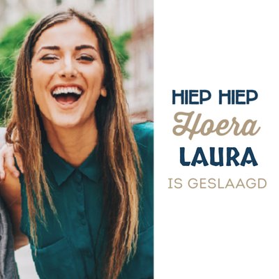 Greetz | Geslaagd kaart | fotokaart met naam