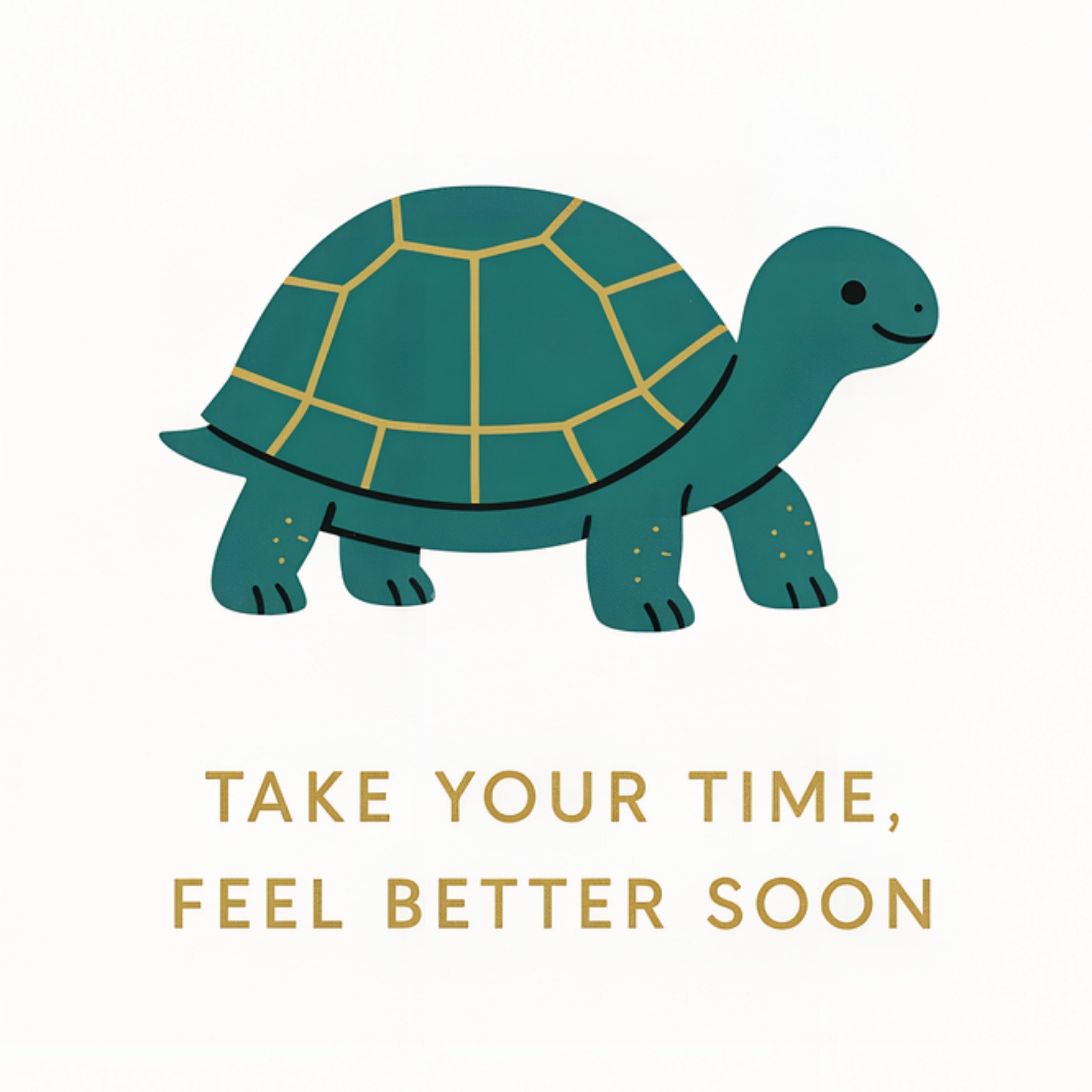 Greetz Beterschapskaart Feel better soon Vierkant