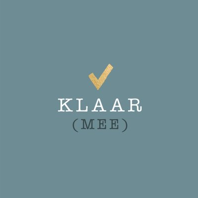 Greetz | Geslaagd kaart | klaar (mee)