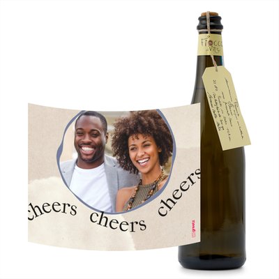Prosecco Toso | Cheers met eigen foto | 750 ml