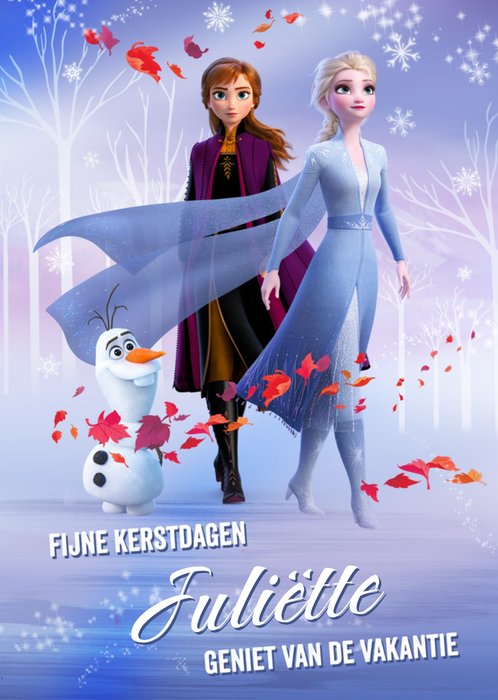 Frozen | Kerstkaart | Met naam