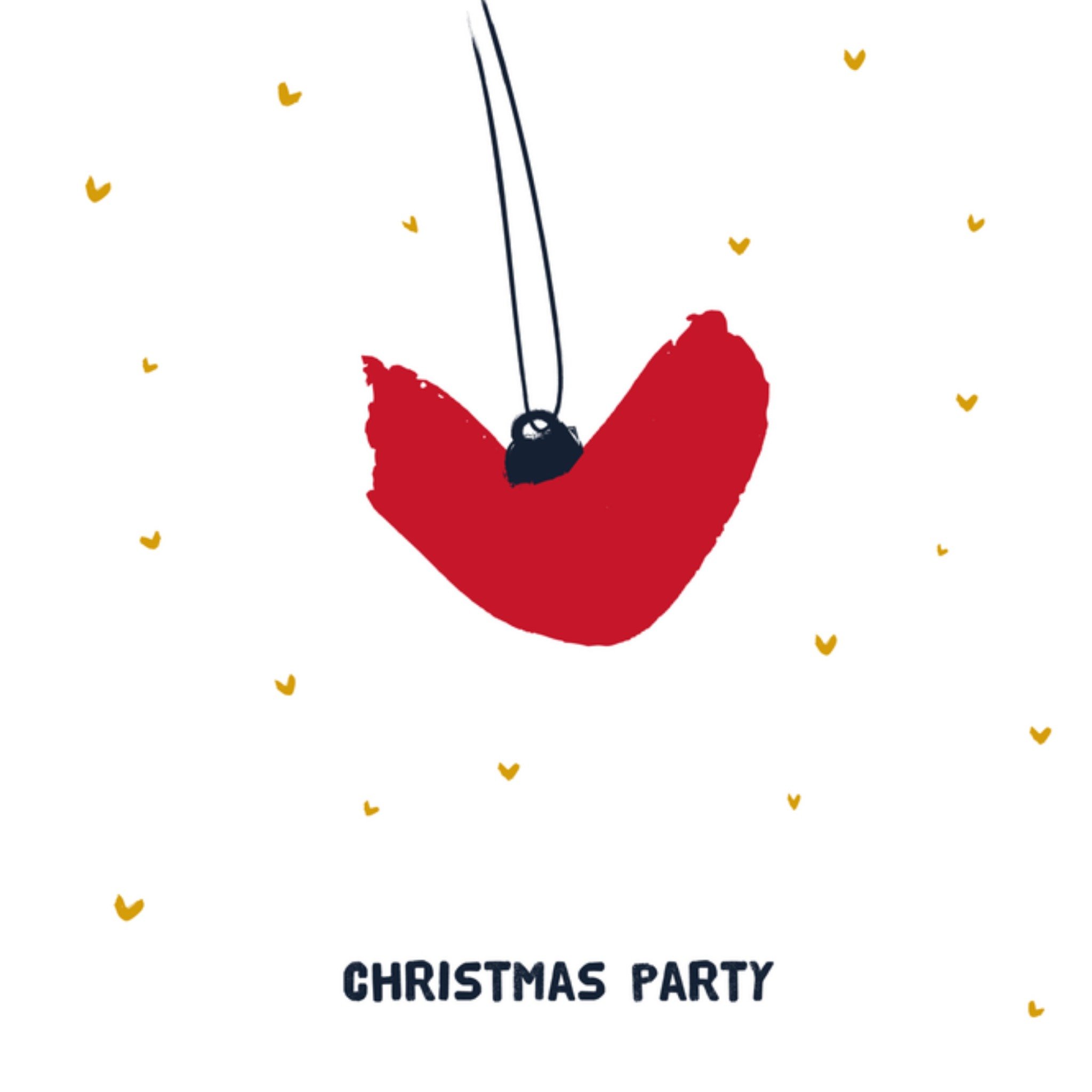 Kitchen of Smiles Uitnodiging kerstfeest tekst Vierkant