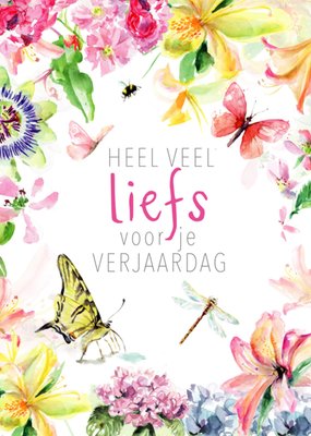 Michelle Dujardin | Verjaardagskaart | Heel veel liefs