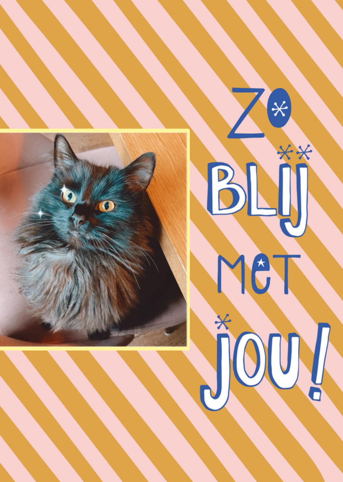 Vriendschapskaart fotokaart Kaart Funny Side Up