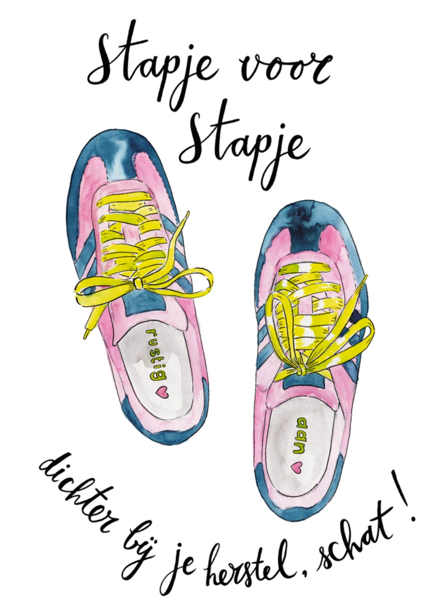 Marie Bodié Beterschapskaart Stapje voor stapje Kaart De Haarclip van Marie Claire