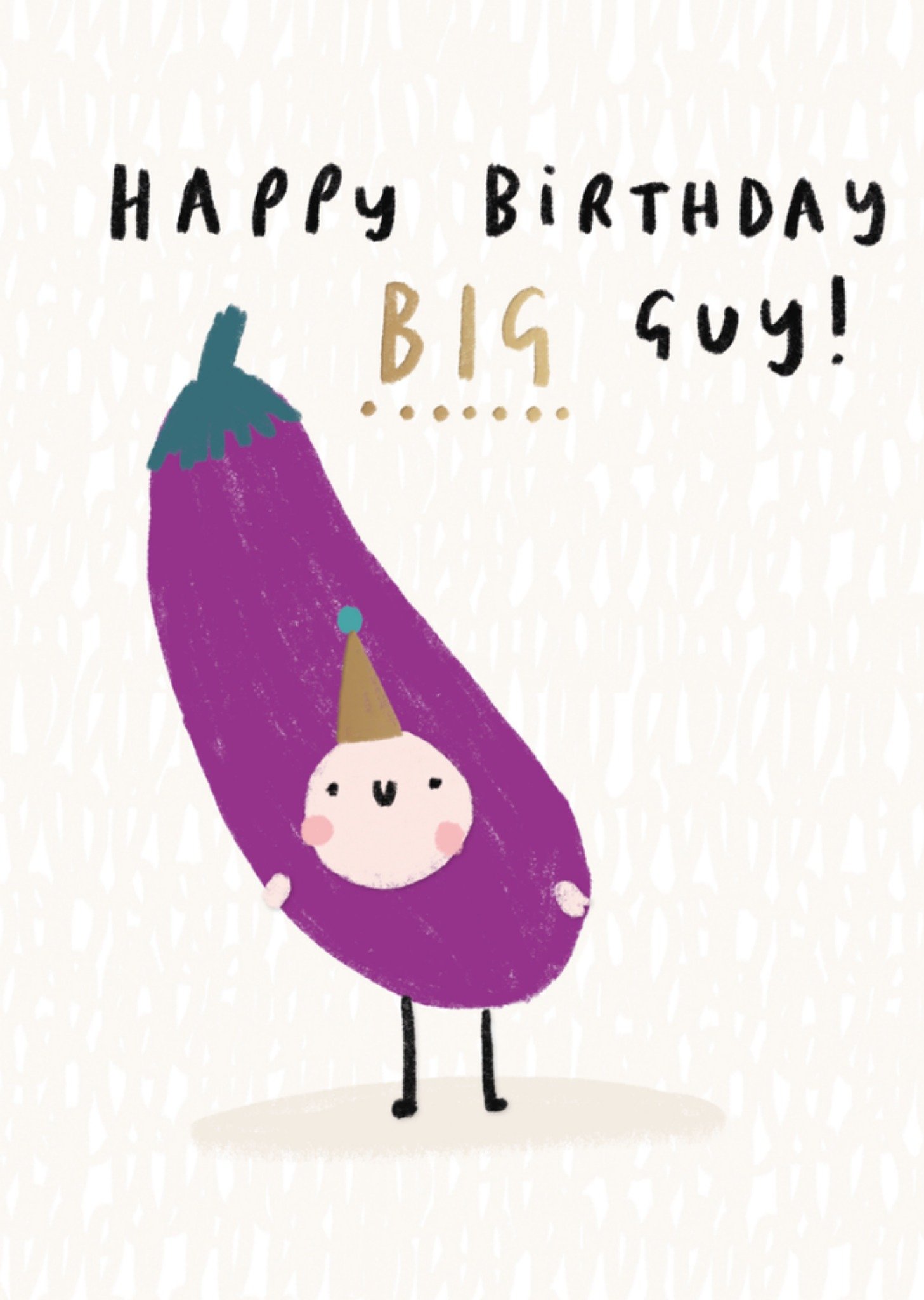 HotchPotch Verjaardagskaart aubergine Kaart Hotchpotch