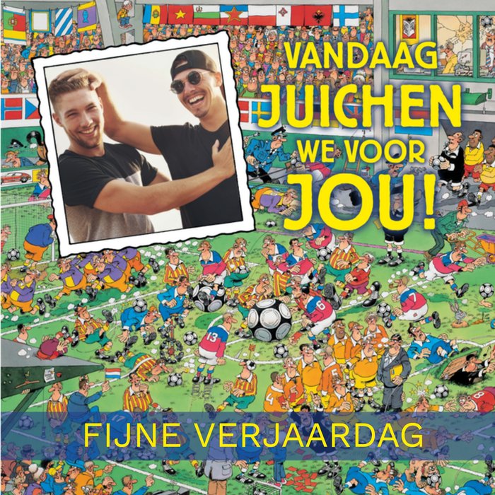 Jan van Haasteren | Verjaardagskaart | Juichen we voor jou