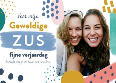 Greetz | Verjaardagskaart | Geweldige zus