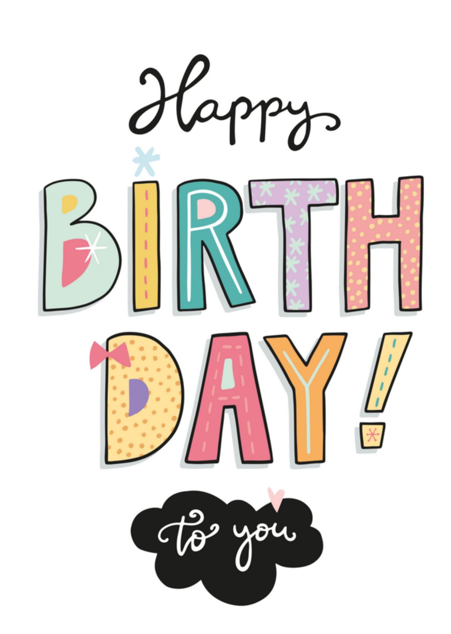 Funny Side up Verjaardagskaart kleurrijk Kaart Funny Side Up