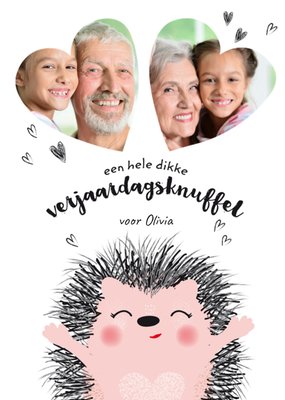 Tsjip | Verjaardagskaart | Schattige egel