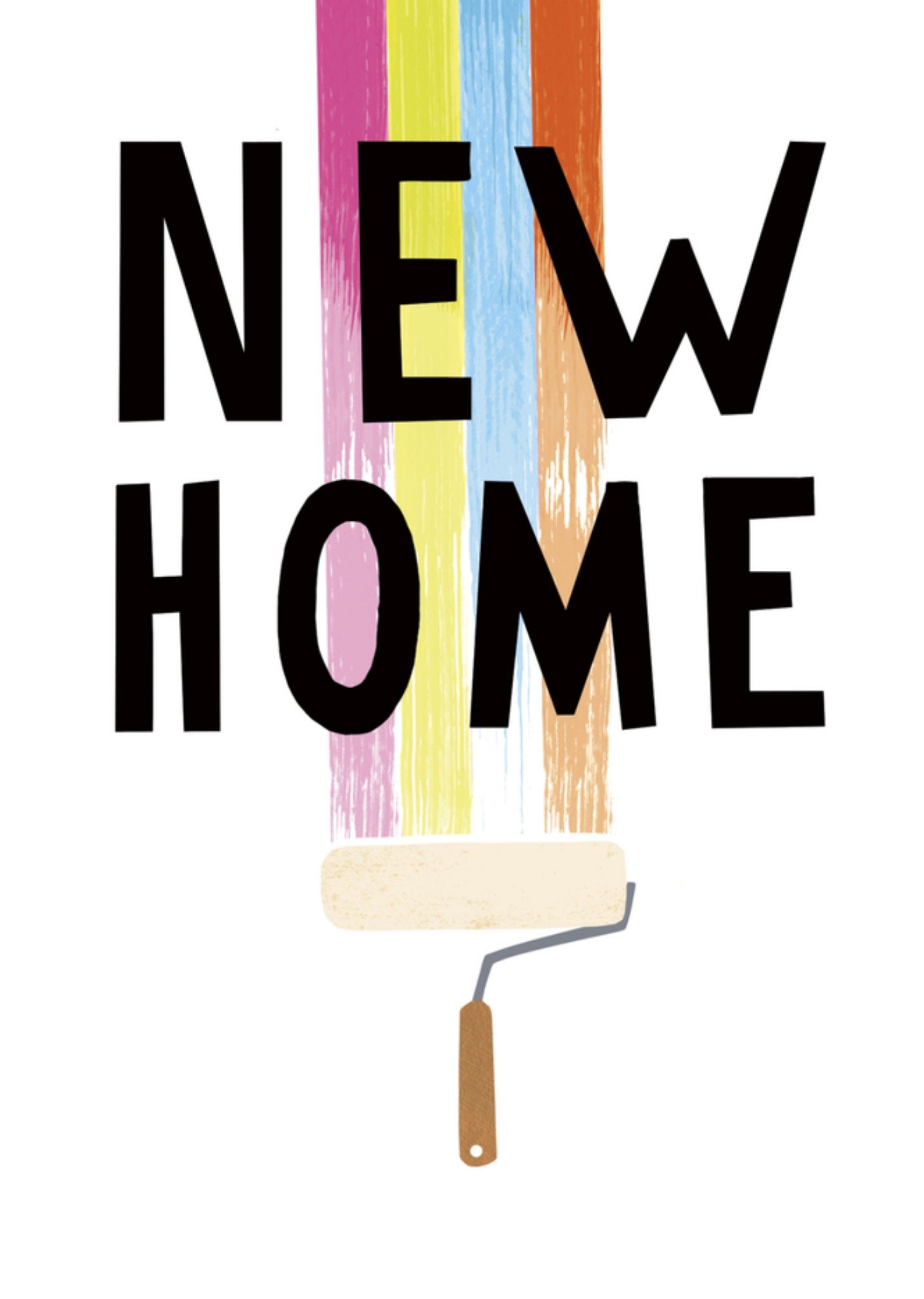 Nieuwe woning kaart verf kleur Kaart UK Greetings