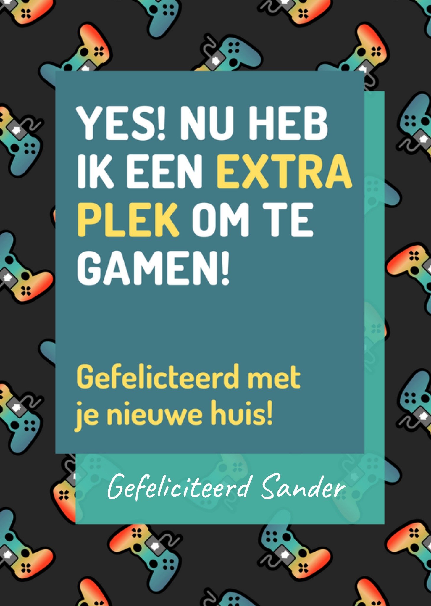 Nieuwe woning kaart Gamen Kaart Love Repeat