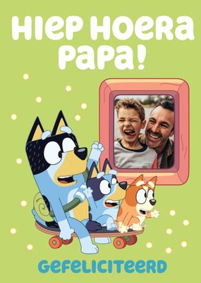 Greetz | Verjaardagskaart | Bluey | Hiep hoera papa!