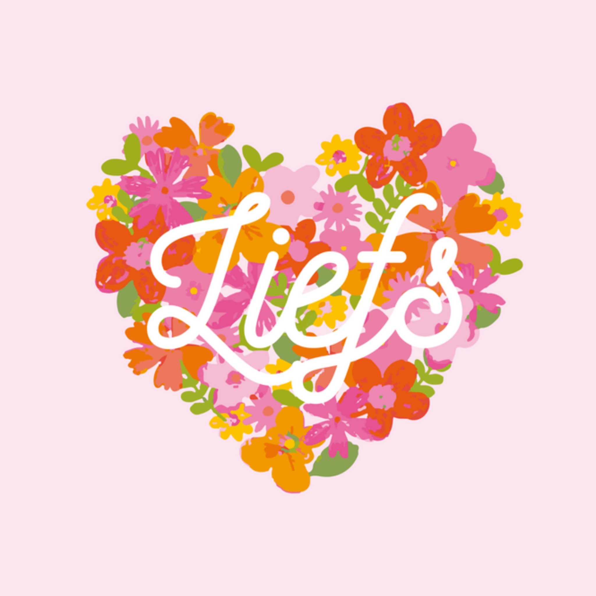 Valentijnskaart Zus Vierkante Kaart Tsjip