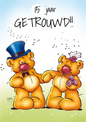 Doodles | Jubileum kaart | Getrouwd