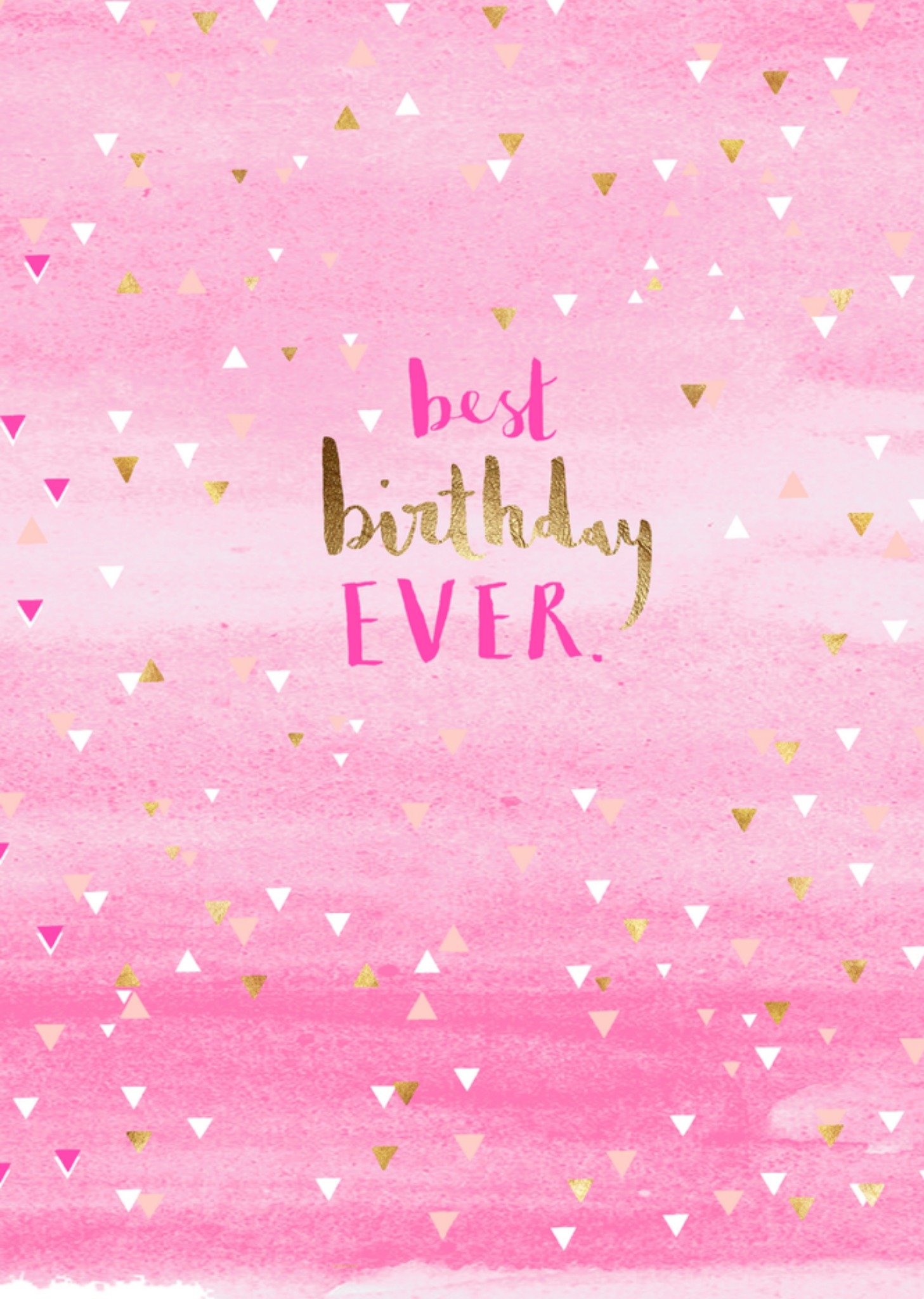 HotchPotch Verjaardagskaart Best birthday ever Kaart Hotchpotch