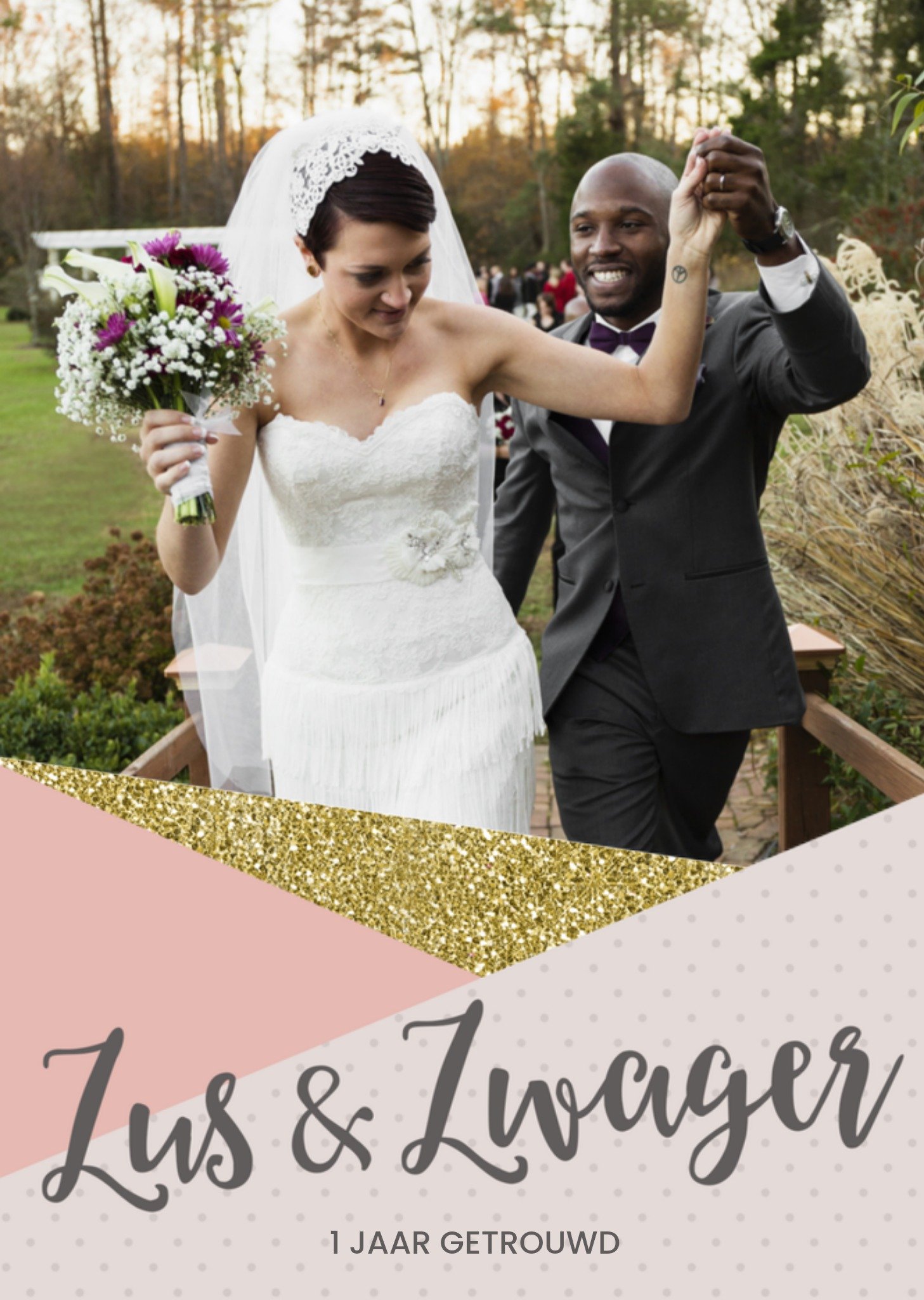 Huwelijksjubileum met foto Greetz