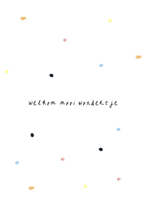 MILA | Geboortekaart | mooi wondertje